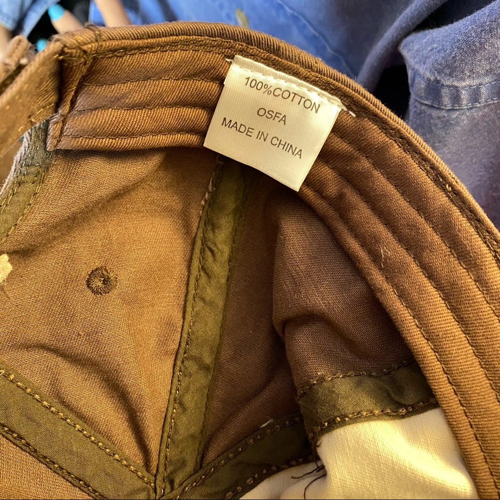 Ball Cap “RMEF Hunting is conservation” Brown - Picture 6 of 8
